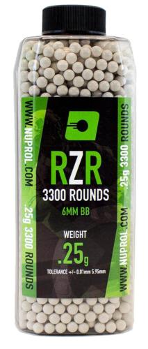 BILLES AIRSOFT NUPROL RZR BLANCHES 0,25G x 3300