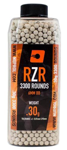 BILLES AIRSOFT NUPROL RZR BLANCHES 0,30G x 3300