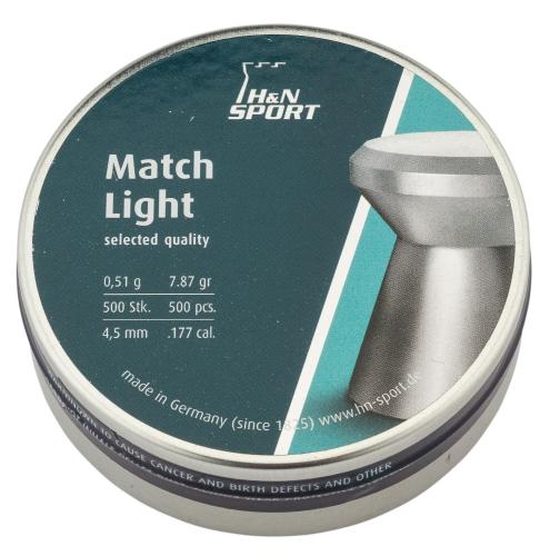 PLOMBS H&N SPORT MATCH  LIGHT CAL. 4,5 MM