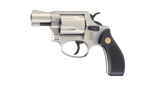 REVOLVER A BLANC SMITH & WESSON CHIEF SPECIAL NICKELE 9MM RK