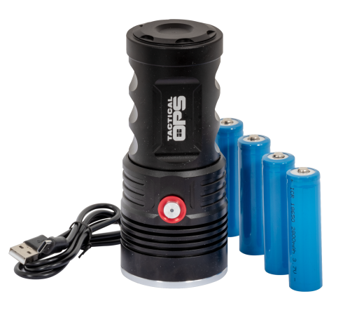 LAMPE TORCHE LED RECHARGEABLE 5000 LUMENS